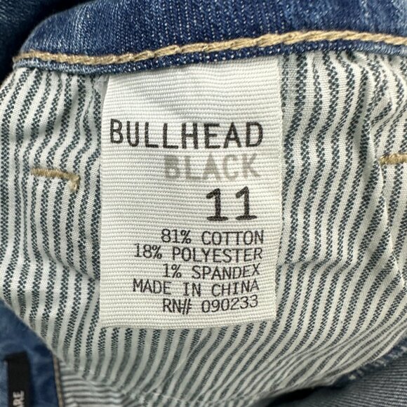 Bullhead Black Flare Women's size 11 Medium Wash Blue Denim Jeans - Picture 4 of 5